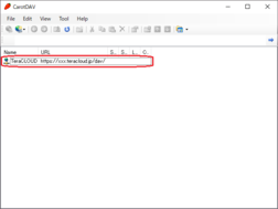 設定名をダブルクリック