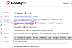 ライセンス登録
